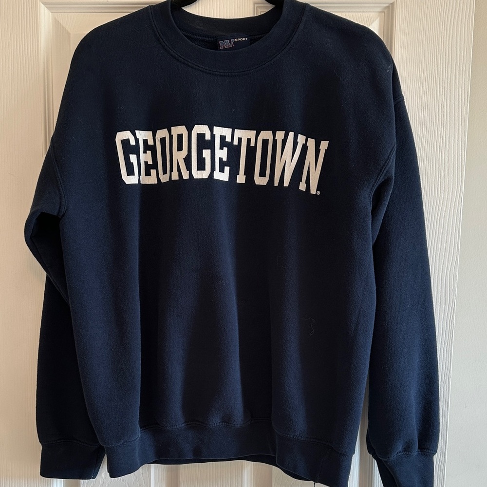 Georgetown Navy Blue Sweatshirt